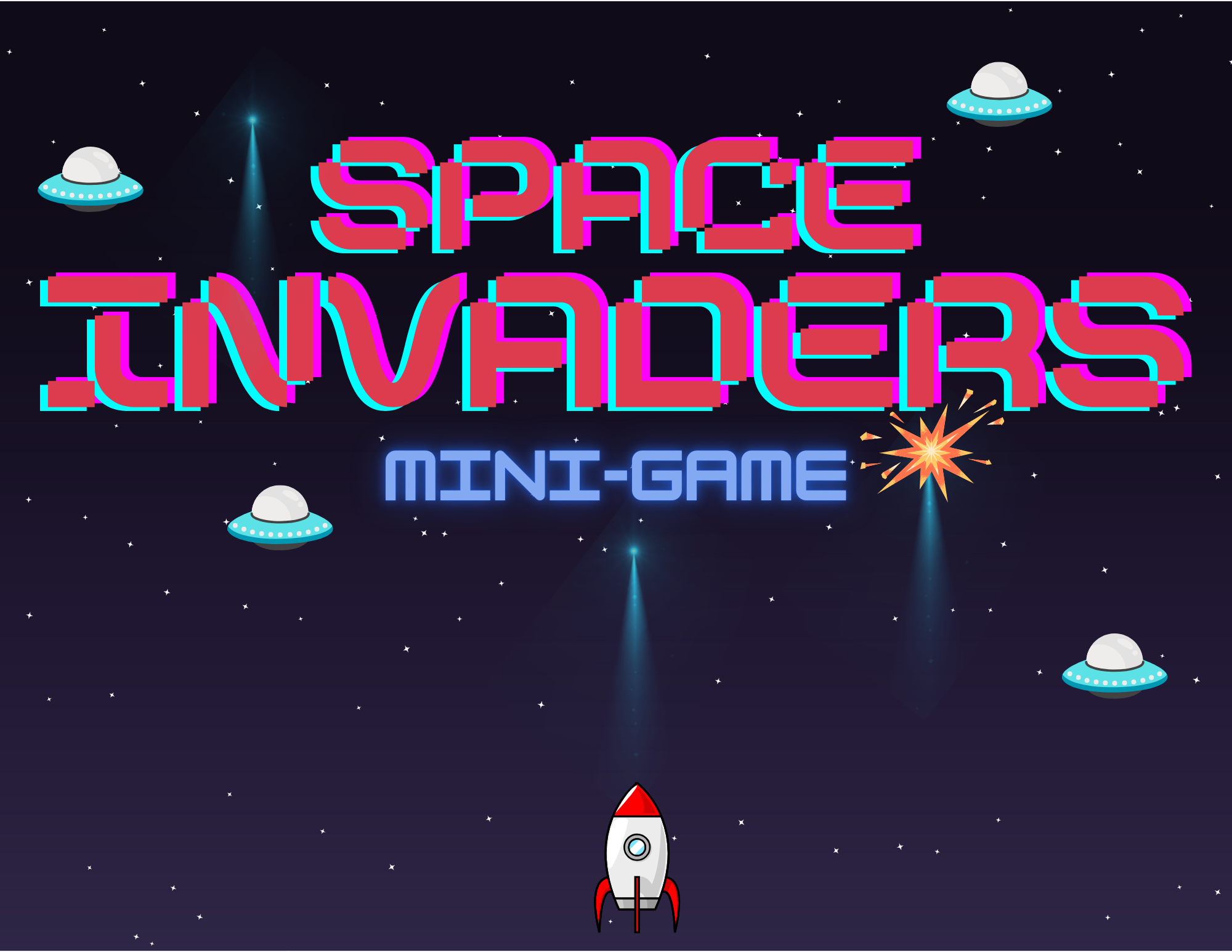 Space Invaders Mini-Game Title